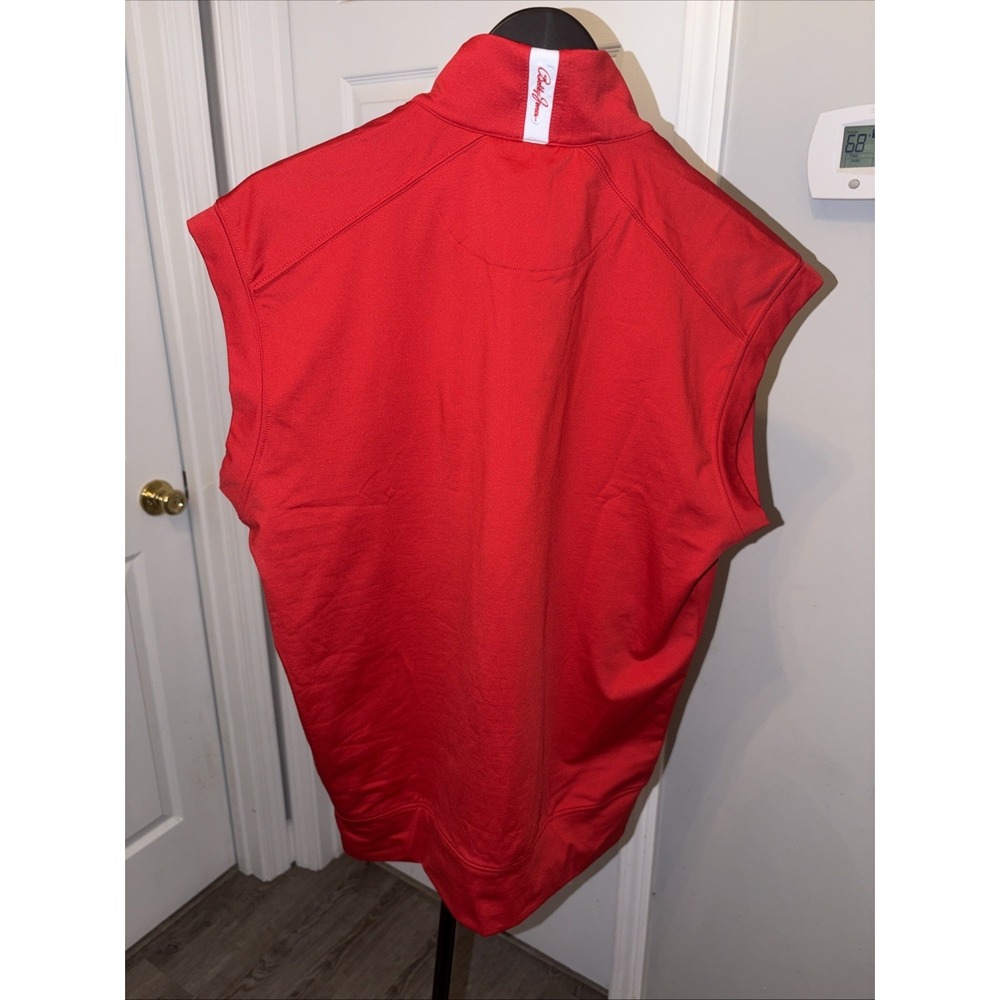 Bobby Jones Performance Scorecard Quarter-Zip Golf  Vest Med Classic‎ Sportswear - Picture 4 of 10